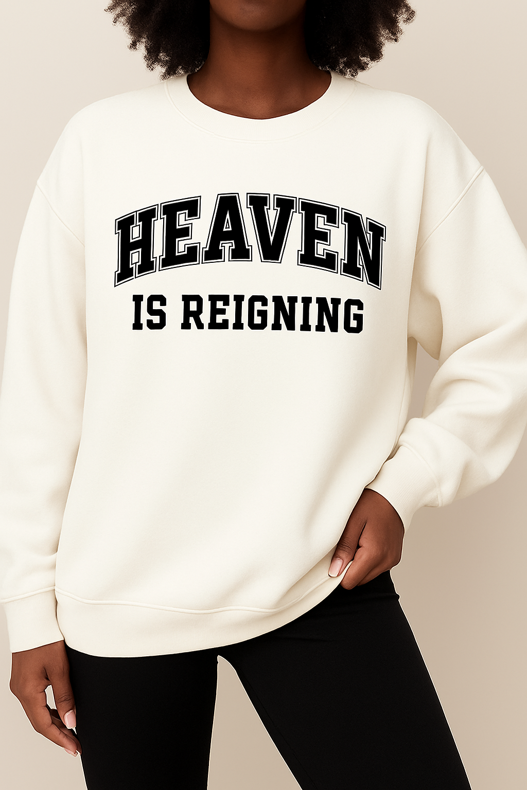 ✨ Heaven Is Reigning™ Premium Crewneck